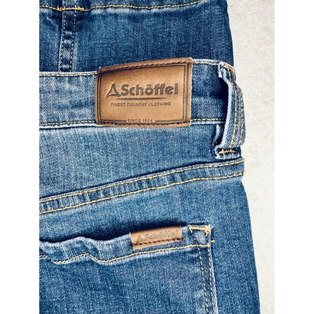 Schöffel‎ Denim Jeans Slim Fit Dark Wash Casual Everyday Women's sz 10 - Picture 2 of 10